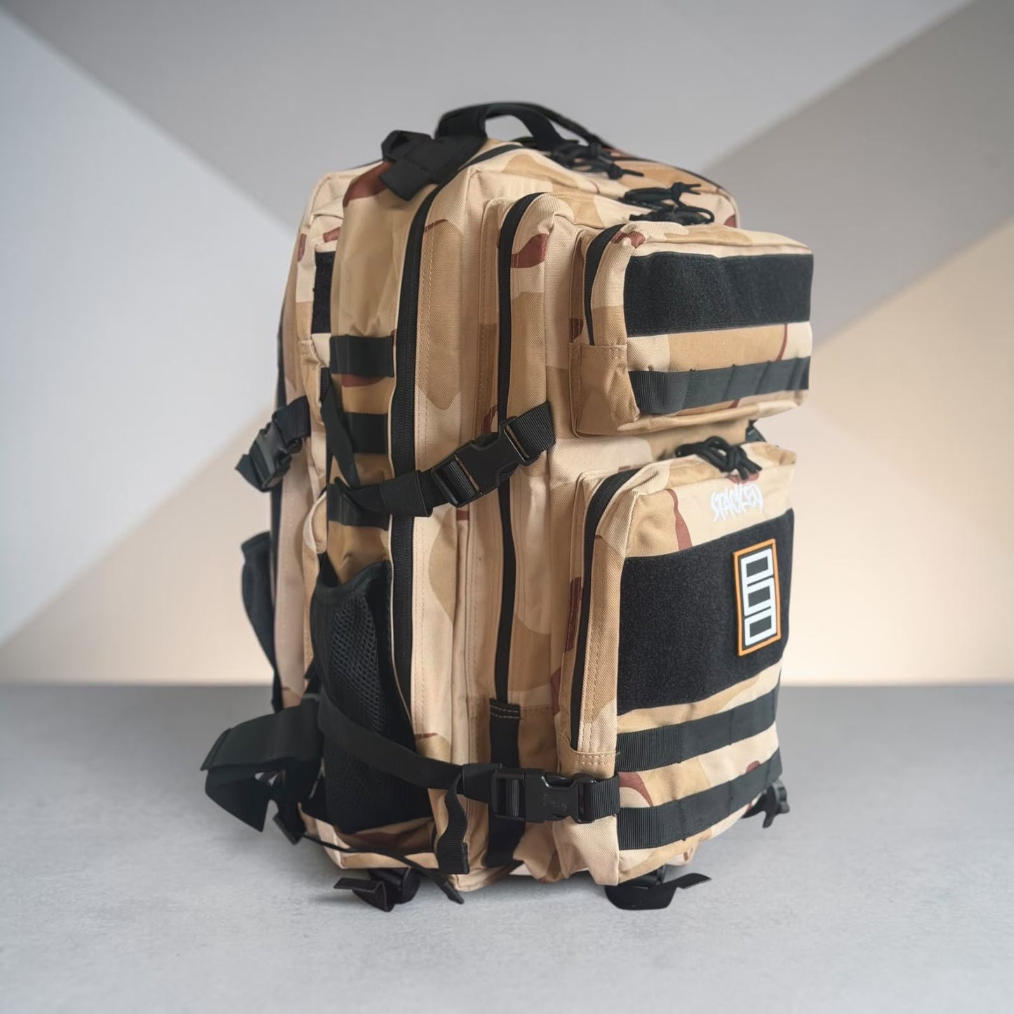 Tactical 45L Backpack Sand Camo